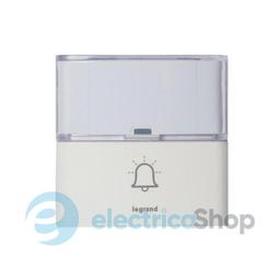 Кнопка дзвоника ПРЕМІУМ на батарейці, IP54, Legrand 94279 колір білий