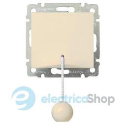 Перемикач кнопковий шнурковий для серії Valena Classic Legrand 774319 слонова кістка