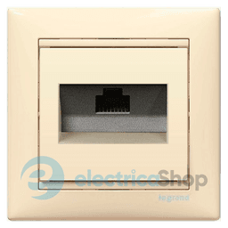 Комп'ютерна розетка 1хRJ45 5кат UTP 774138 Legrand Valena, колір слонова кістка