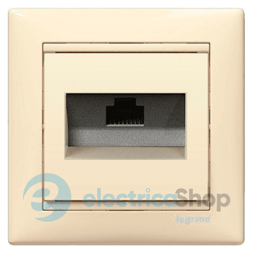 Комп'ютерна розетка 1хRJ45 5кат UTP 774138 Legrand Valena, колір слонова кістка