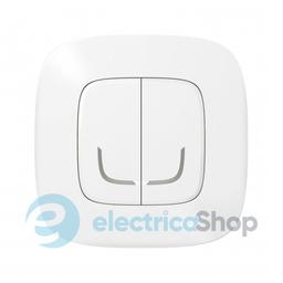 Розумний вимикач 2-кл. бездротовий для серії Valena Allure with Netatmo Legrand 752587 білий глянець