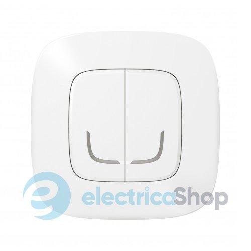 Розумний вимикач 2-кл. бездротовий для серії Valena Allure with Netatmo Legrand 752587 білий глянець