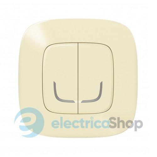 Розумний вимикач 2-кл. бездротовий для серії Valena Allure with Netatmo Legrand 752687 слонова кістка