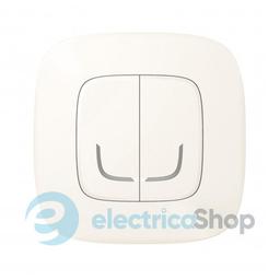 Розумний вимикач 2-кл. бездротовий для серії Valena Allure with Netatmo Legrand 752987 перлина
