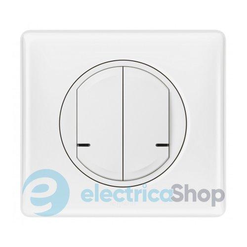 Розумний бездротовий вимикач 2-кл. Celiane with Netatmo 067724, білий