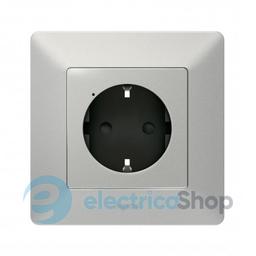 Розумна розетка з з/к 16А/230V Valena Life with Netatmo 7523947, алюміній