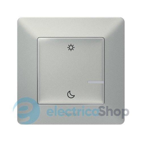 Розумний бездротовий сценарний вимикач «День / Ніч» Valena Life with Netatmo 752389, алюміній
