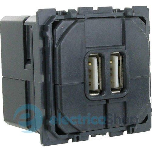 Механізм зарядного пристрою 2хUSB (1500 мА) Celiane 067462