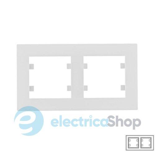 Рамка 2X горизонтальна, Hager Lumina-Intens, біла, WL5720