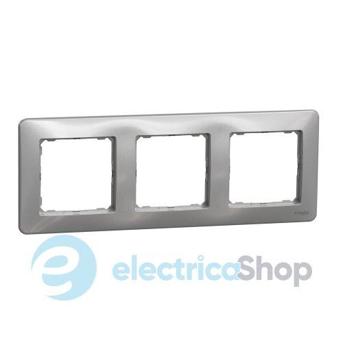 Рамка 3-а. SE Sedna Design SDD313803 алюміній