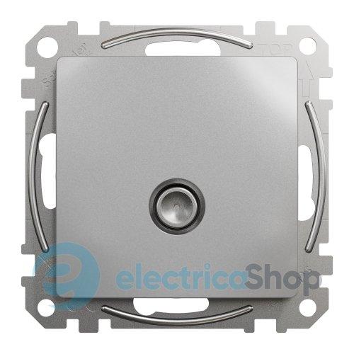 Розетка TV кінцева 4 дб SE Sedna Design SDD113471 алюміній