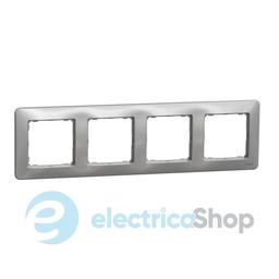 Рамка 4-а. SE Sedna Design SDD313804 алюміній