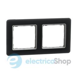 Рамка 2-а. SE Sedna Elements SDD362802 скло матове