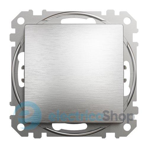Вимикач 1-кл. для серії Sedna Elements Schneider Electric SDD170101 алюміній матовий