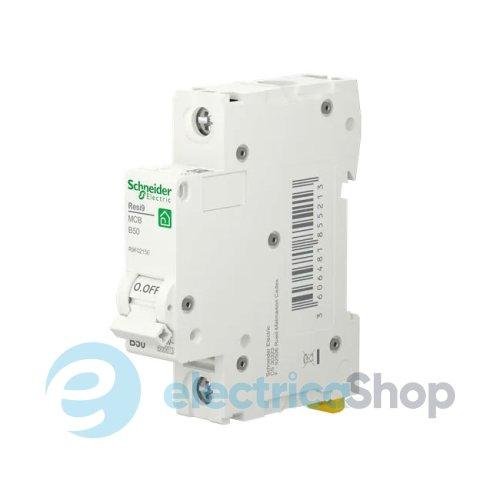 Автоматичний вимикач 1-п, 50 A, B, 6кА, Resi9 Schneider Electric R9F02150