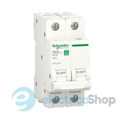 Автоматичний вимикач 2-п, 50 A, B, 6кА, Resi9 Schneider Electric R9F02250