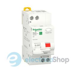 Диференціальний автомат 1P+N Resi9 Schneider Electric, крива С, 6A/0,03/AC