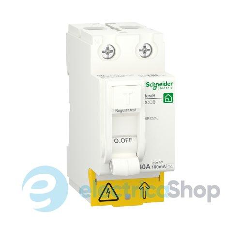 Диференціальний автомат 1P+N Resi9 Schneider Electric, крива С, 10А/0,01/A