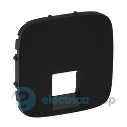 Лицьова панель розетки RJ11 / RJ45 Valena ALLURE 755418 антрацит
