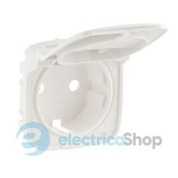 Накладка розетки 2К+З з кришкою Valena ALLURE 754849 перлина