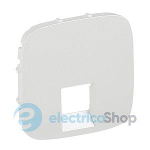 Лицьова панель розетки RJ11 / RJ45 Valena ALLURE 755419 перлина