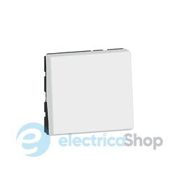 Вимикач кнопковий 1-кл. для серії Mosaic New Legrand 278040L білий