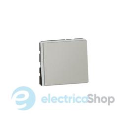 Вимикач кнопковий 1-кл. для серії Mosaic New Legrand 079240L алюміній