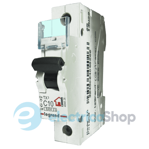 Автоматичний вимикач 1-п Legrand TX³ С63, 6кА