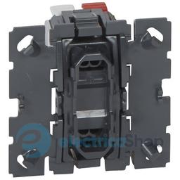 Механізм кнопки 1-кл. 6А/250V (автомат. клеми) Legrand Celiane 67031