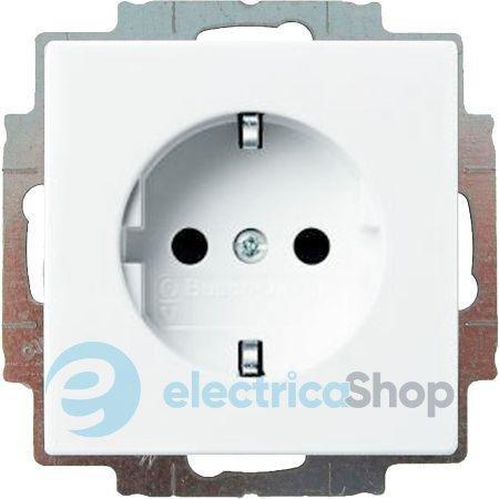 Розетка із заземленням Basic 55 білий 20 EUC-94-507