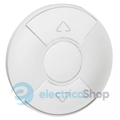 Накладка вимикача для керування рольставнями Legrand Celiane 68151 біла