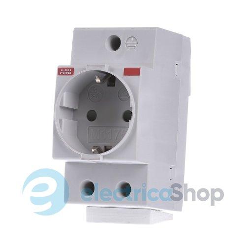 Розетка модульна din-рейка Abb M1175