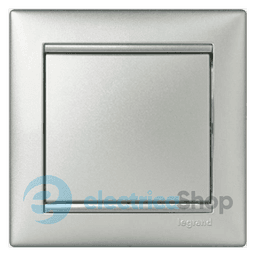 Перемикач кнопковий 1-кл. для серії Valena Classic Legrand 770111 алюміній