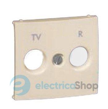Лицьова панель для розетки TV-R Legrand Valena 774342, колір слонова кістка