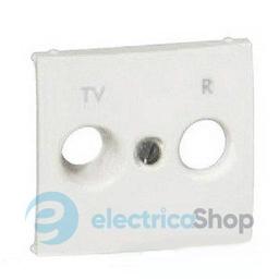Лицьова панель для розетки TV-R Legrand Valena 774442, колір білий