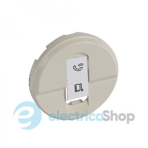 Накладка комп'ютерної розетки RJ45 Legrand Celiane 66235 слонова кістка