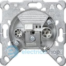 Механізм розетки TV-R кінцевий EDU 04F Gira 004600