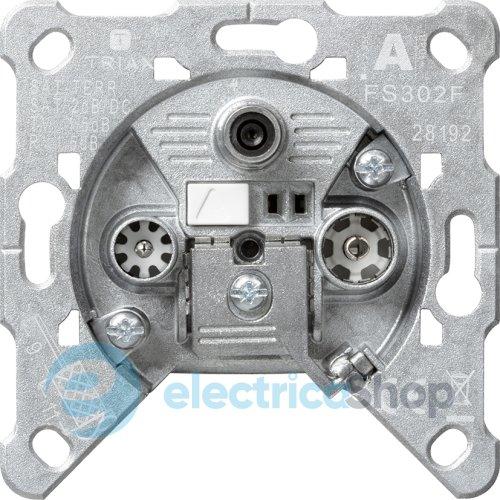 Механізм розетки TV-R-SAT FS 302 F Gira 093700