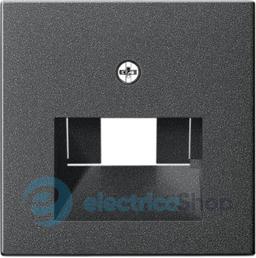 Накладка для розеток UAE/IAE (ISDN) System 55 Gira 027028 (антрацит)