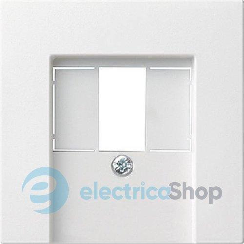 Панель (TAE+Стерео+USB) System 55 Gira 027603 глянцевий білий