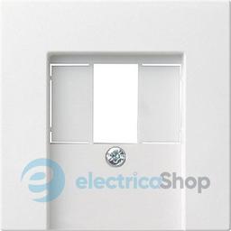 Панель (TAE+Стерео+USB) System 55 Gira 027627 матовий білий