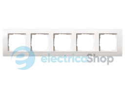 Рамка 5-а Event білий глянець / під вставку білий глянець Gira 0215803