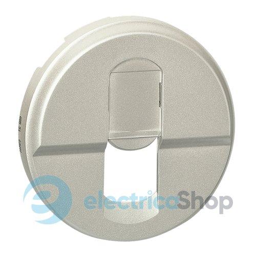 Накладка комп'ютерної розетки RJ45 Legrand Celiane 68551 титан