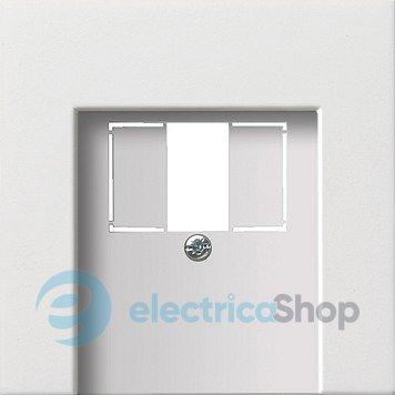 Панель TAE+Стерео+USB F100 Gira 0276112 білий