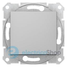 Вимикач 1-кл. для серії Sedna Schneider Electric SDN0100160 алюміній
