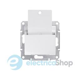 Вимикач картковий (готельний) для серії Sedna Schneider Electric SDN1900121 білий глянець