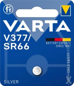 Батарейка Varta срібно-цинкова V377 (AG4, LR626, SR626SW, 177) блістер, 1 шт
