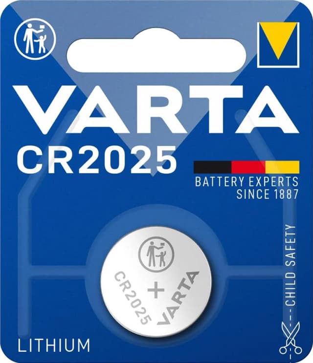 Батарейка Varta літієва CR2025 блістер, 1 шт