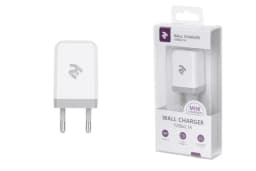 Зарядний пристрій мережевий 2E 10Вт USB-A, білий