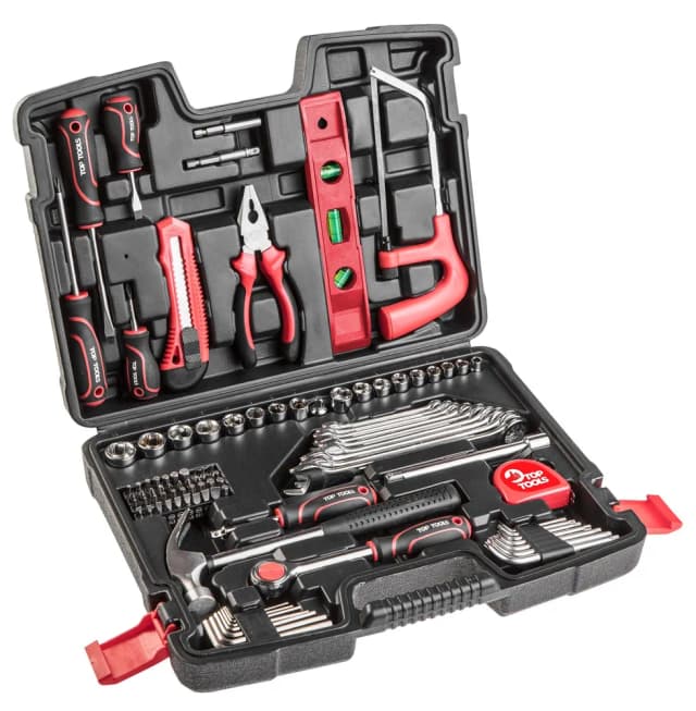 Набір інструментів Top Tools, 1/4", 3/8", універсальний, 100шт